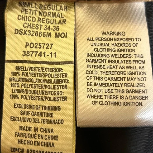 10x An American Tradition ,Woodland Brown Camo Hunting Full Zip Jacket S, New - Picture 7 of 7